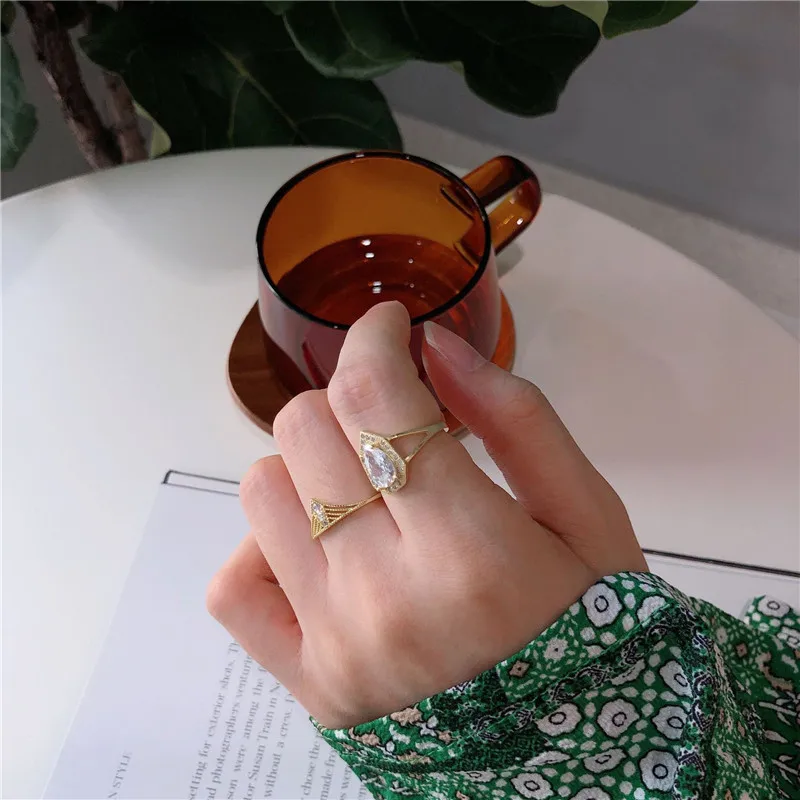 RUIYI реальные 925 пробы серебро Для женщин из серебра с большим ААА цирконием и