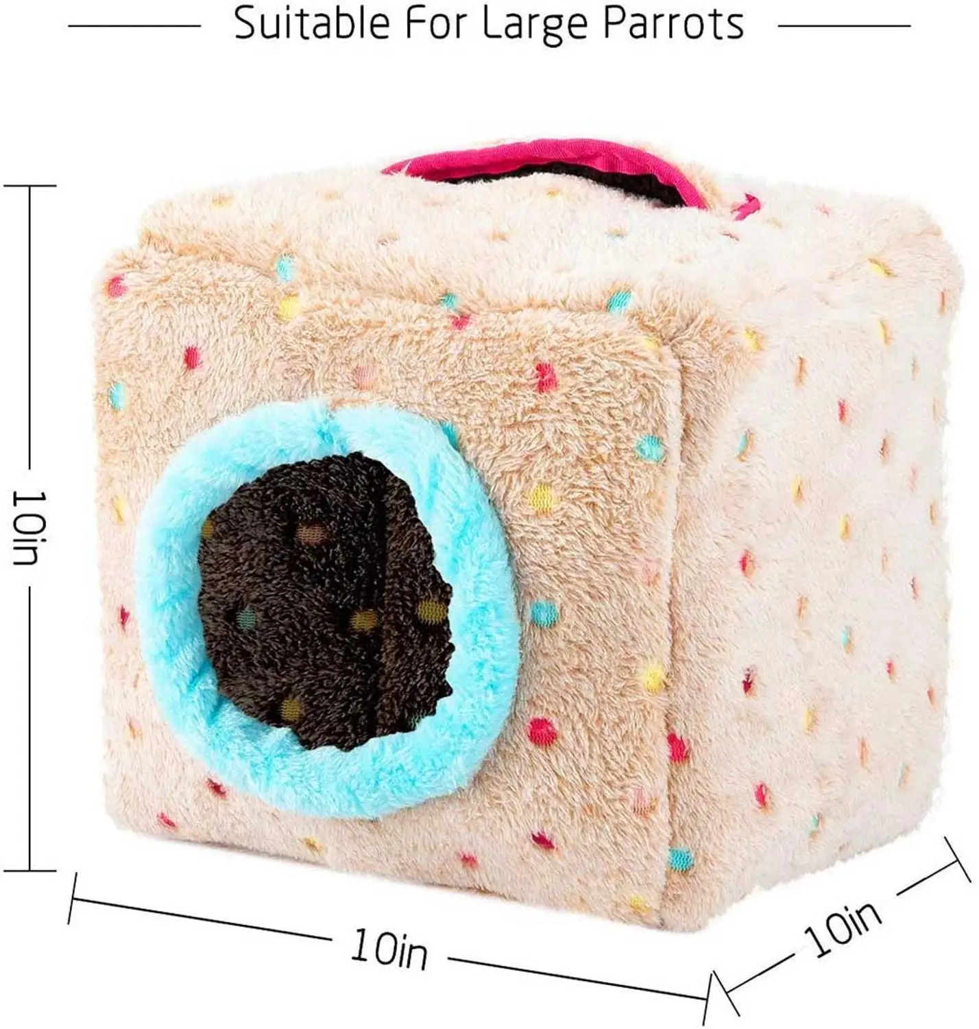 Новое гнездо для попугая Плюшевые Теплые Зимние гамак Pet птица Подвесные качели