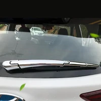 for hyundai kona encino 2018 2019 abs chrome car rear wiper strip cover trim exterior car styling accessories 4pcs