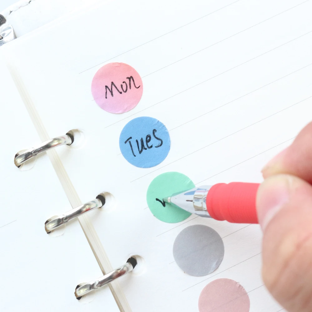 Domikee новые милые конфеты цветные круглые Васи Ленты kawaii путешественник журнал