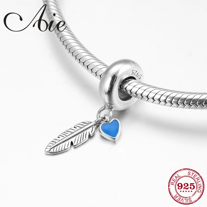 Модный Ювелирный Браслет из стерлингового серебра 925 пробы с кулоном в виде