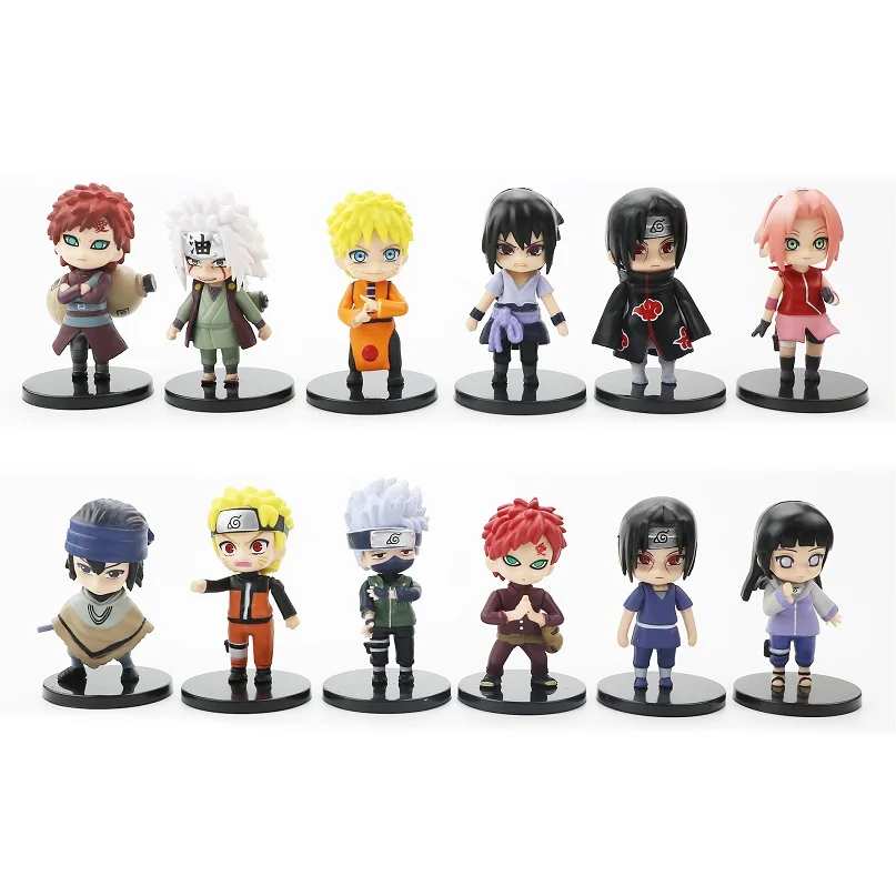 Экшн-фигурки из аниме Наруто Мультяшные удзумаки сасуку Сакура Какаси Гаара