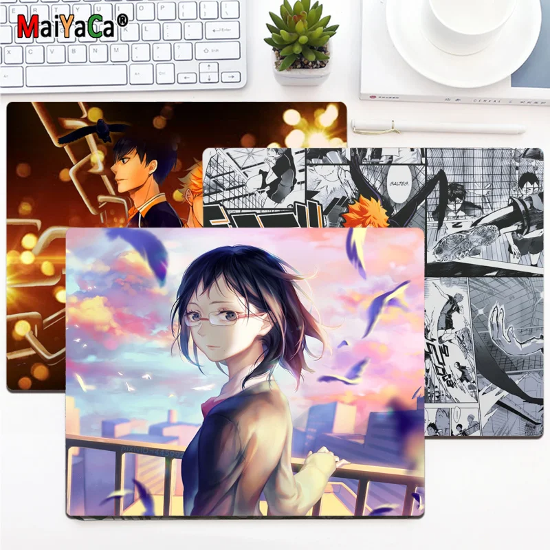 

MaiYaCa нескользящий ПК Haikyu ноутбук игровая мышь коврик для мыши Лидер продаж оптовая продажа игровой коврик мышь