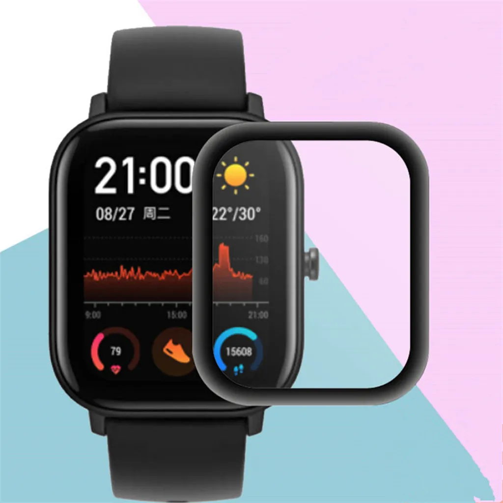 1/2/3 шт. защитная пленка для смарт-часов Huami AMAZFIT GTS | Электроника