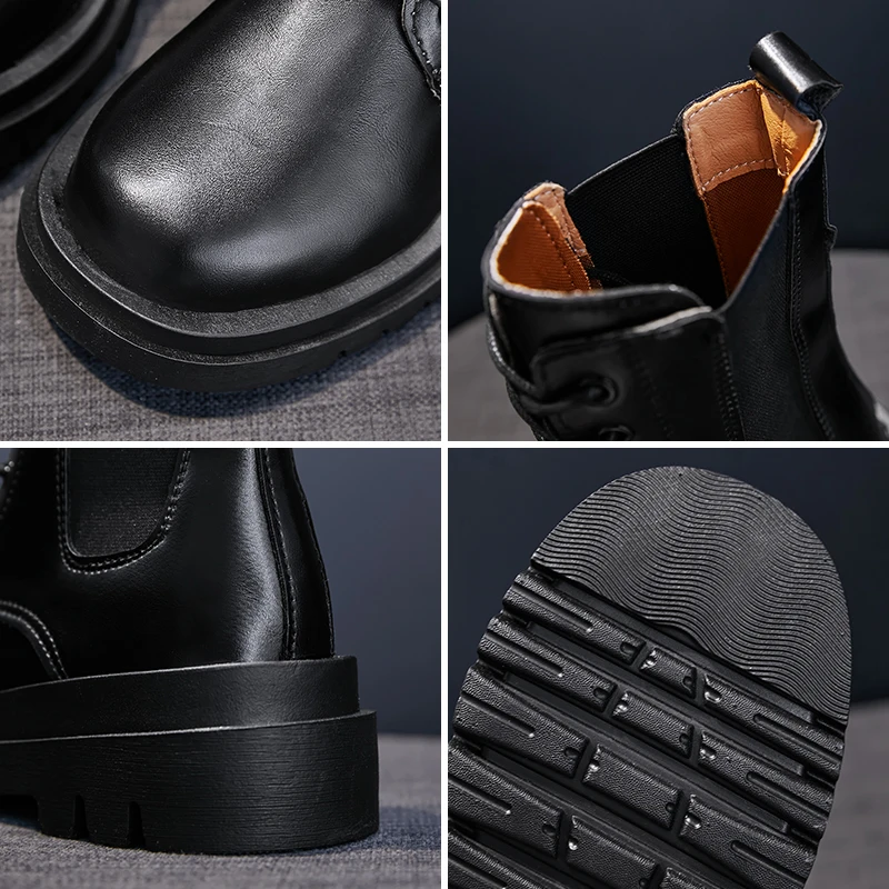 

Luxury Chelsea Boots Women Ankle Boots 2021 Fashion Shoes Chunky Platform Ankle Boots Slip Botas De Mujer BV Boot Brand Designer