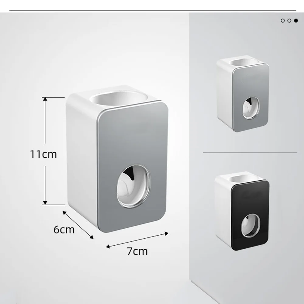 

Automatic Toothpaste Dispenser Dust-Proof Toothbrush Holder Wall Mount Stand Bathroom Accessories Set Toothpaste Squeezer