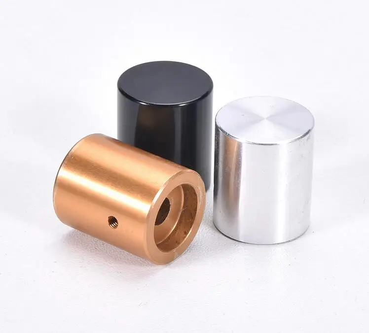 Алюминиевая цилиндрическая Ручка потенциометра 1 шт. 20 х24 мм|Усилители мощности| |