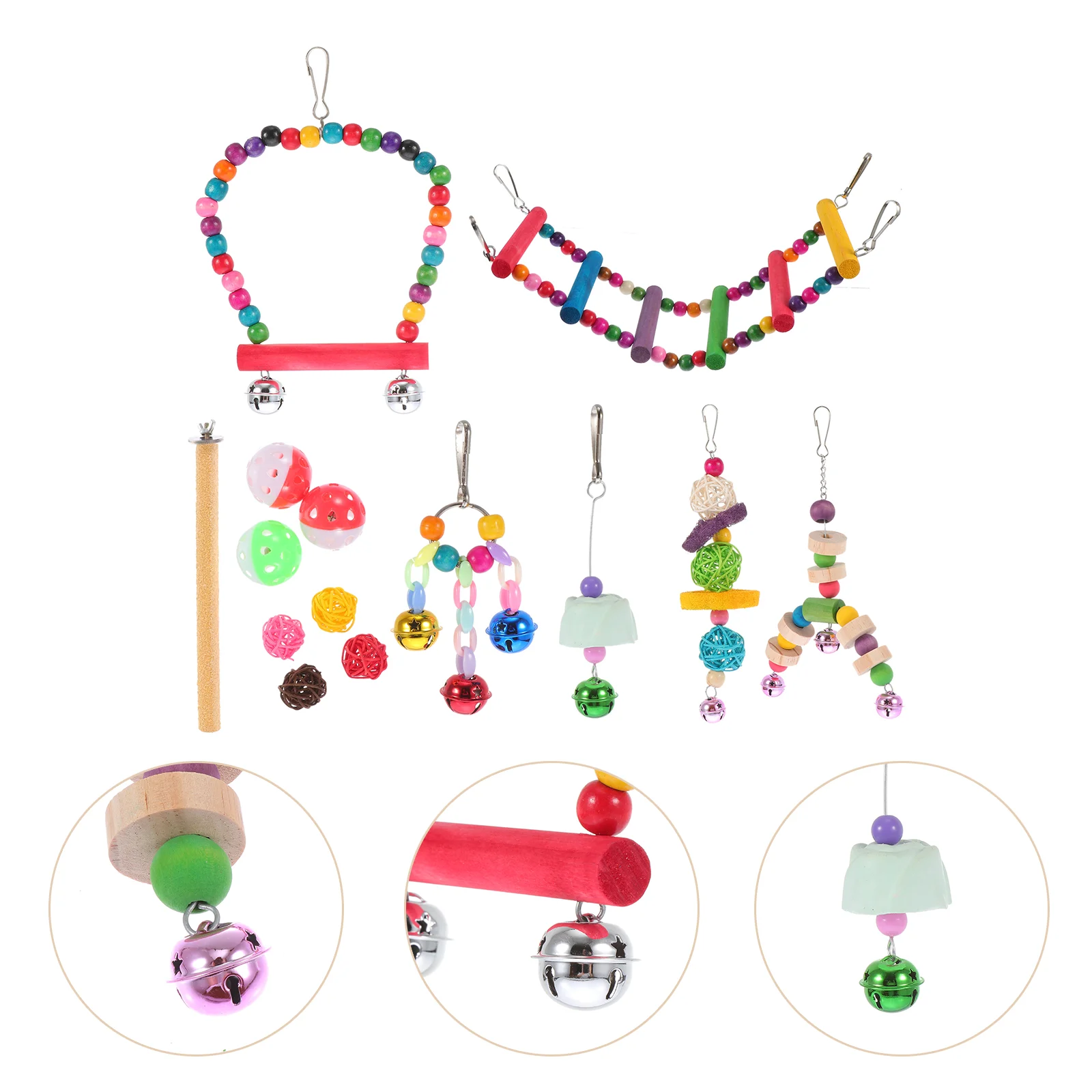 

14 шт., детский игрушечный попугай