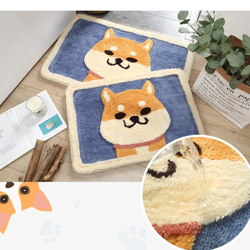 Ковёр из флока коврик для двери пол в прихожей гостиной ковер кухонные ковры