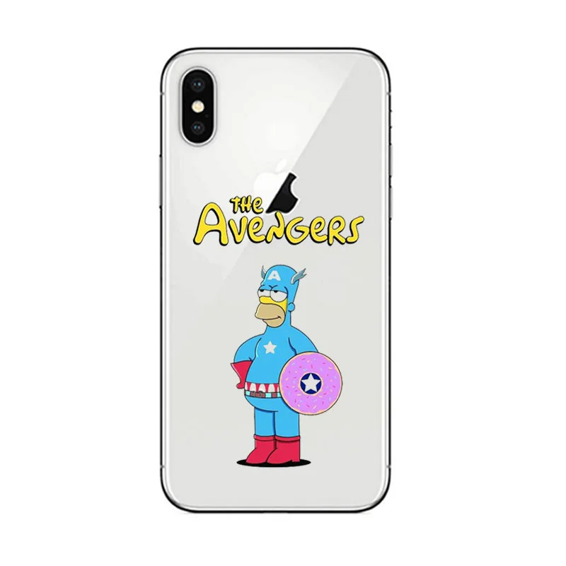 Мягкий чехол для телефона Homer J. Simpson JAY SIMPSON силиконовый Apple iPhone 5 5S SE 6S 6 7 8 Plus X XR XS MAX