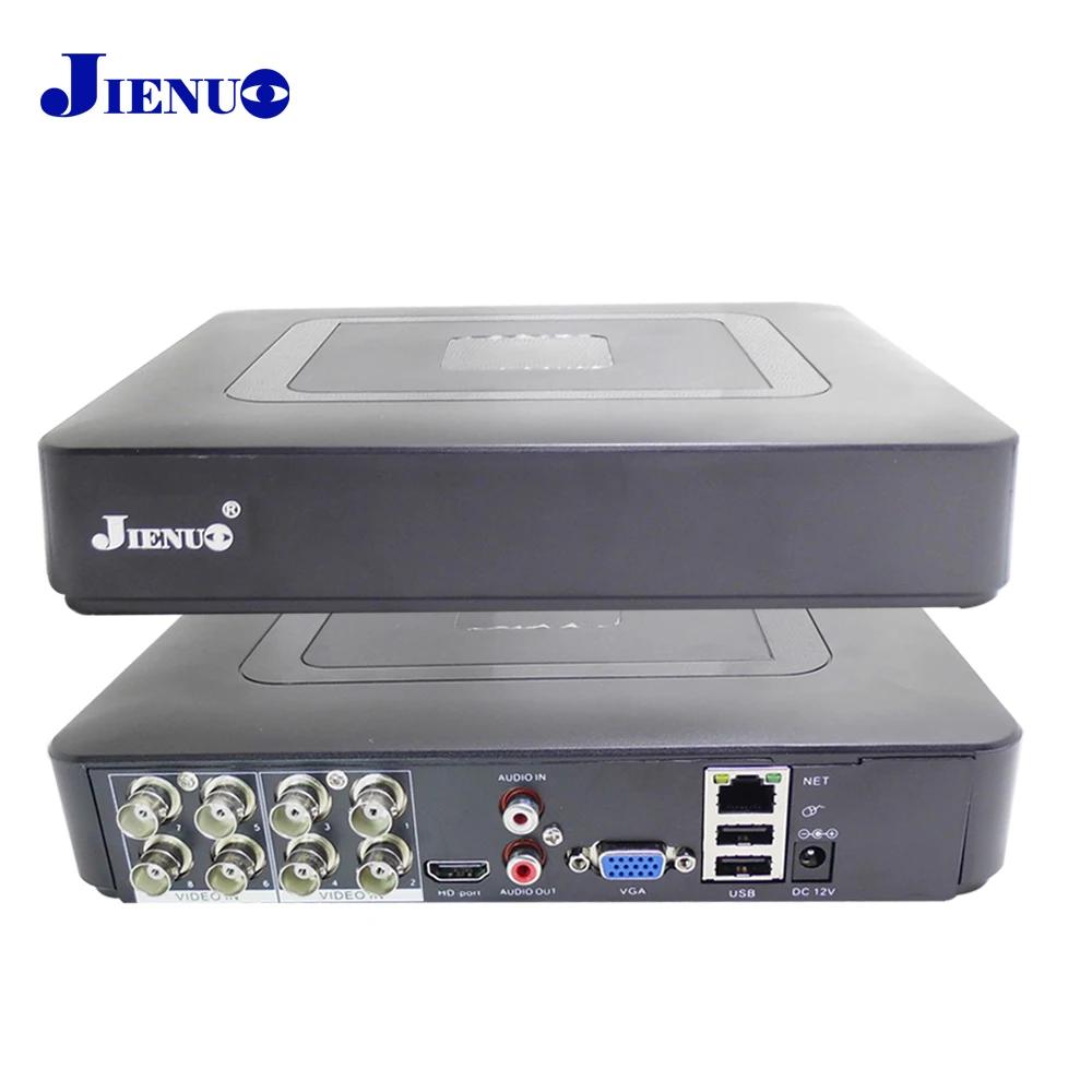 AHD 8CH DVR Mini 1080N CCTV HD рекордер система видеонаблюдения гибридная Onvif для IP Камеры
