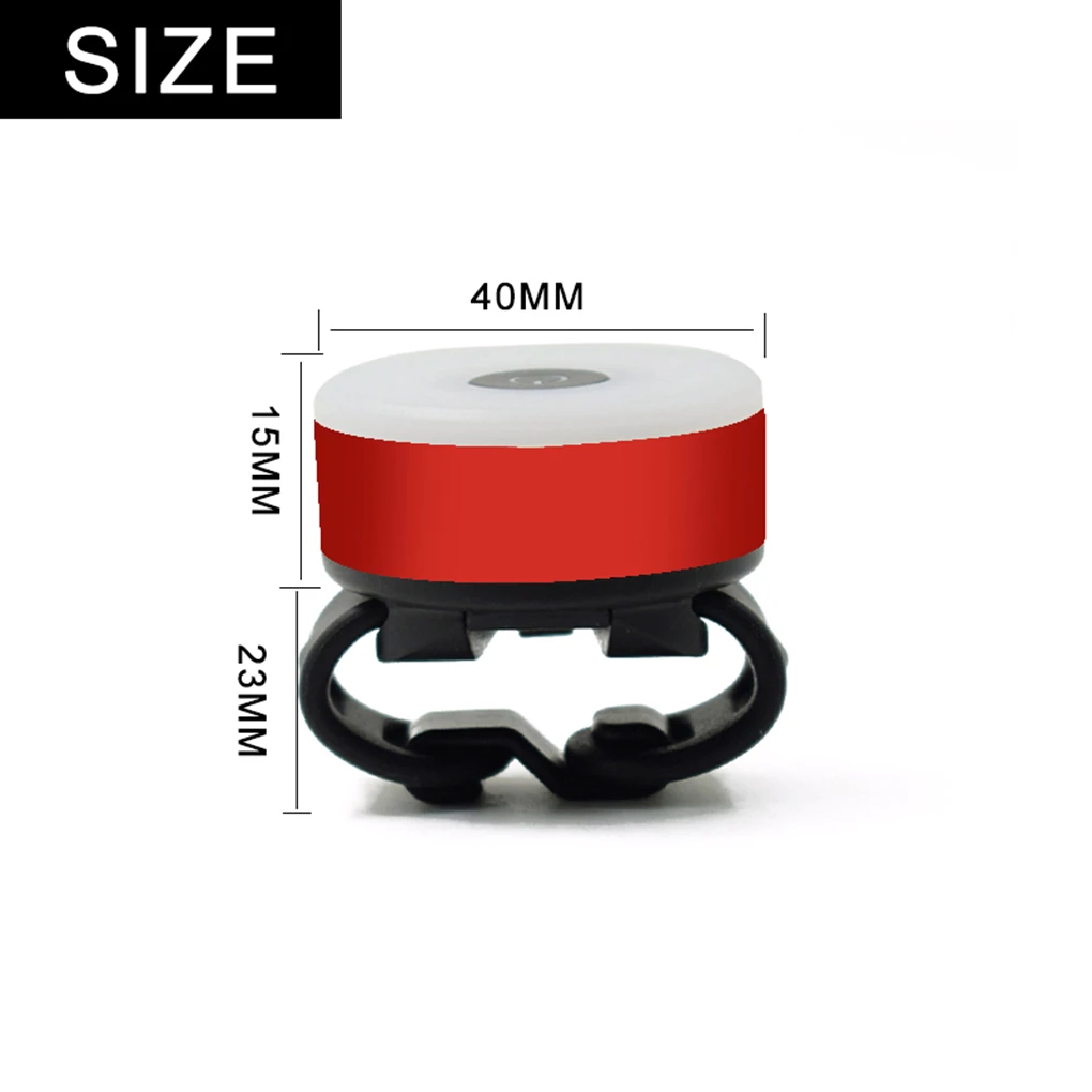 Mini LED Sepeda Ekor Lampu Usb Dibebankan Sepeda Lampu Belakang IPX5 Tahan Air Keselamatan Peringatan Bersepeda Lampu Helm Ransel Lampu