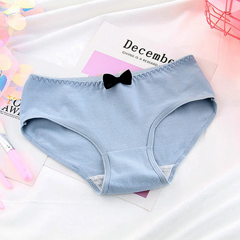 Нижнее белье для девочек с мультяшным рисунком трусы девочек-подростков