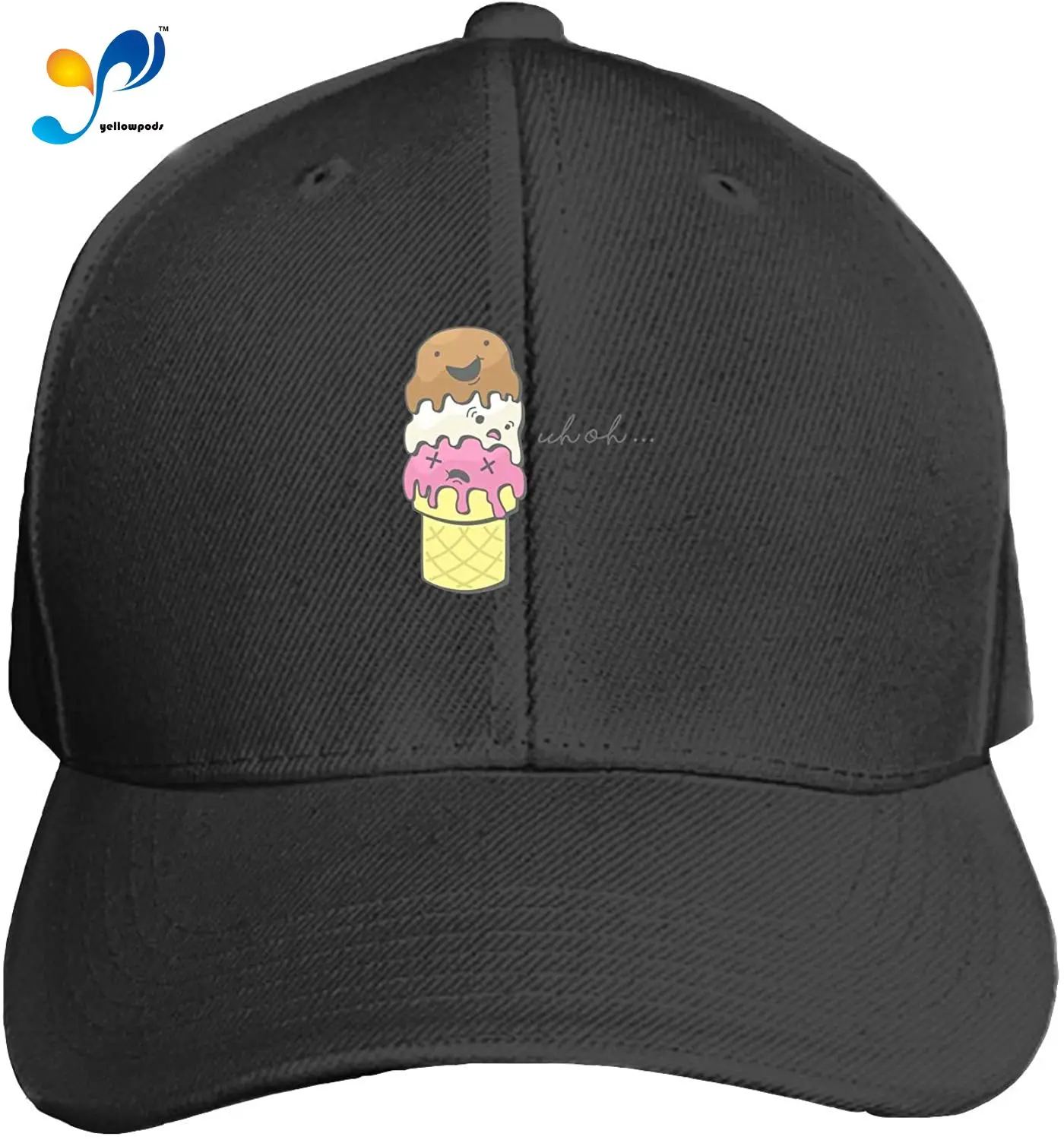 

The Triple Decker Catastrophe Unisex Washed Twill Baseball Cap Adjustable Peaked Sandwich Hat