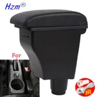 Подлокотник для Renault Dacia logan 2, подлокотник для Renault Dacia Sandero, внутренний подлокотник для автомобиля, центральный ящик для хранения с USB светильник кой