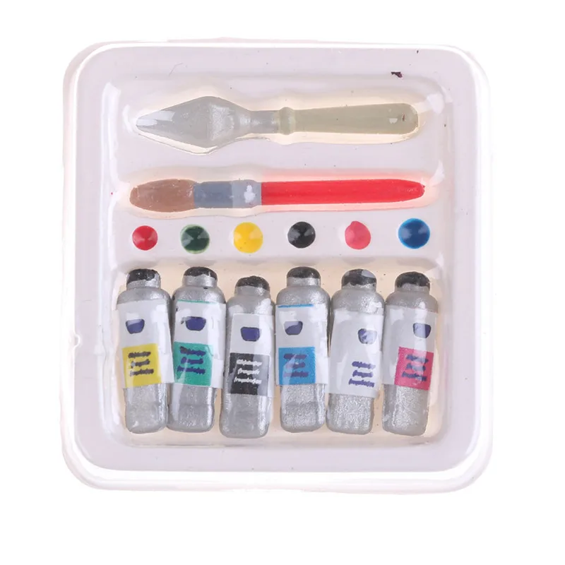 Рамка для рисования кукольного домика миниатюрная коробка пигментные палочки