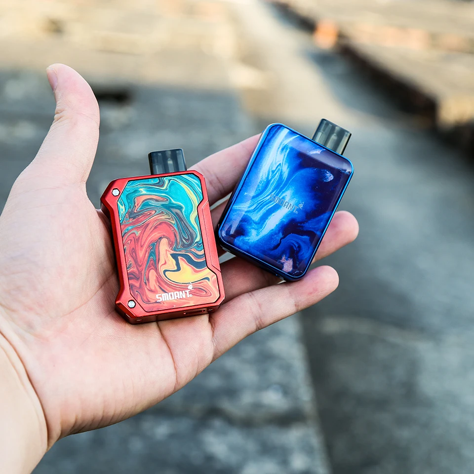 Smoant Charon Baby Kit 750mAh Battery 15W 2ML Cartridge Pod Mesh 0.6ohm Ni80 1.2ohm Coil E Cigarette Vape Kits vs Pasito | Электроника