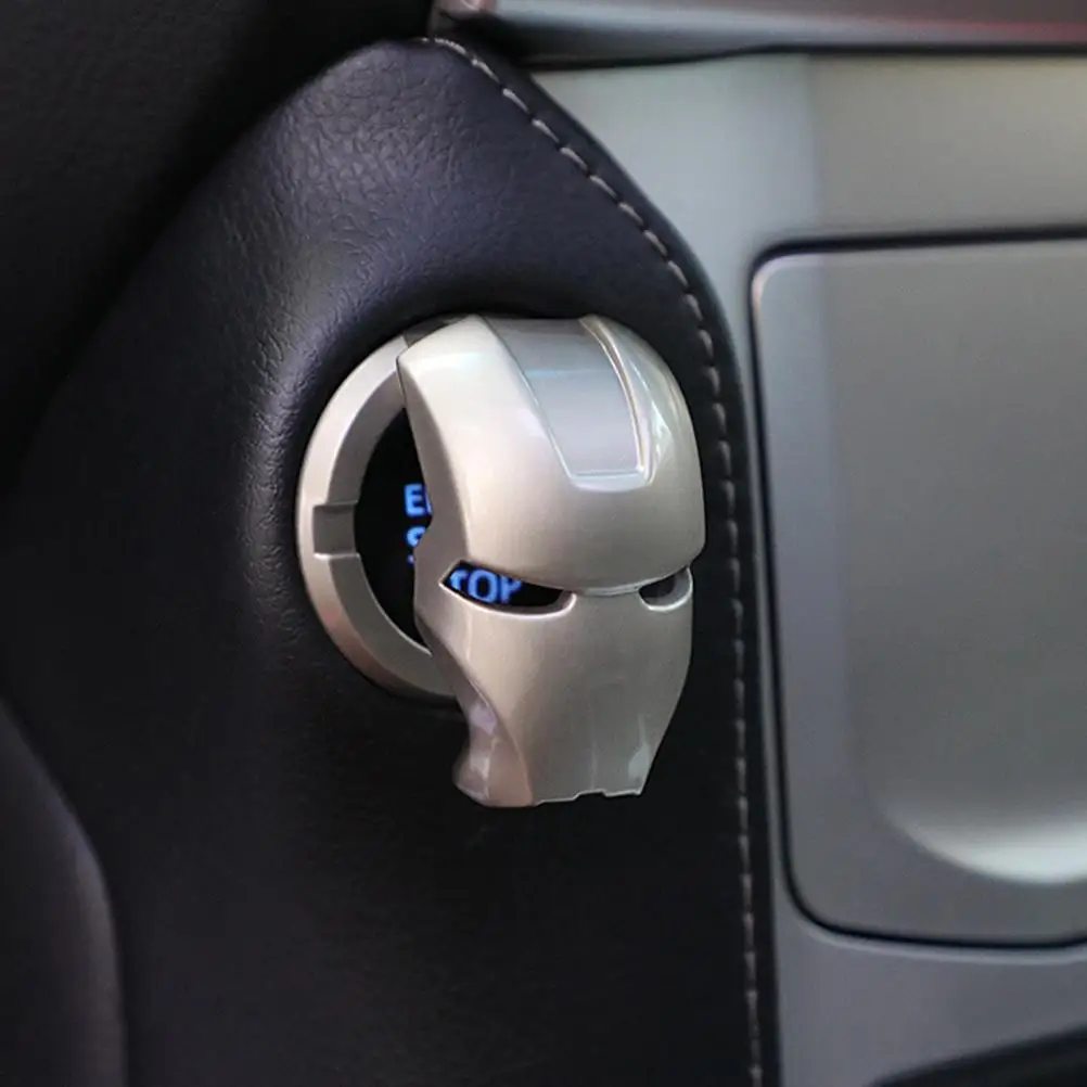 Крышка кнопки зажигания двигателя автомобиля кнопка запуска и остановки крышка