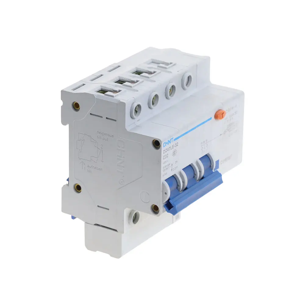 CHNT DZ47LE 3P + N 10A 16A 20A 25A 32A 40A 50A 60A автоматический выключатель остаточного тока RCBO|residual
