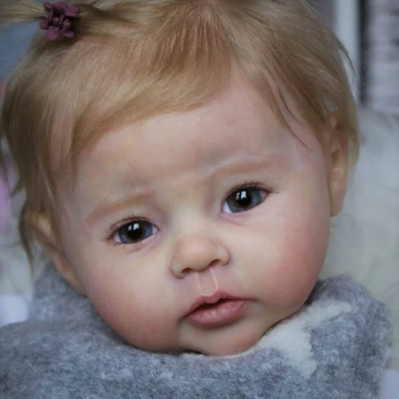 Реалистичная мягкая виниловая Неокрашенная Кукла Reborn для новорожденных ADFO набор