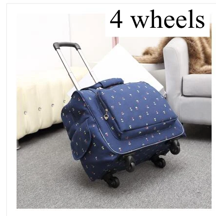 4 wheels Женский чемодан, чемодан на колесиках, дорожная сумка на колесиках 20 дюймов, сумки на колесиках для ноутбука, бизнес чемодан на колесиках для путешествий - Цвет: 4 wheels