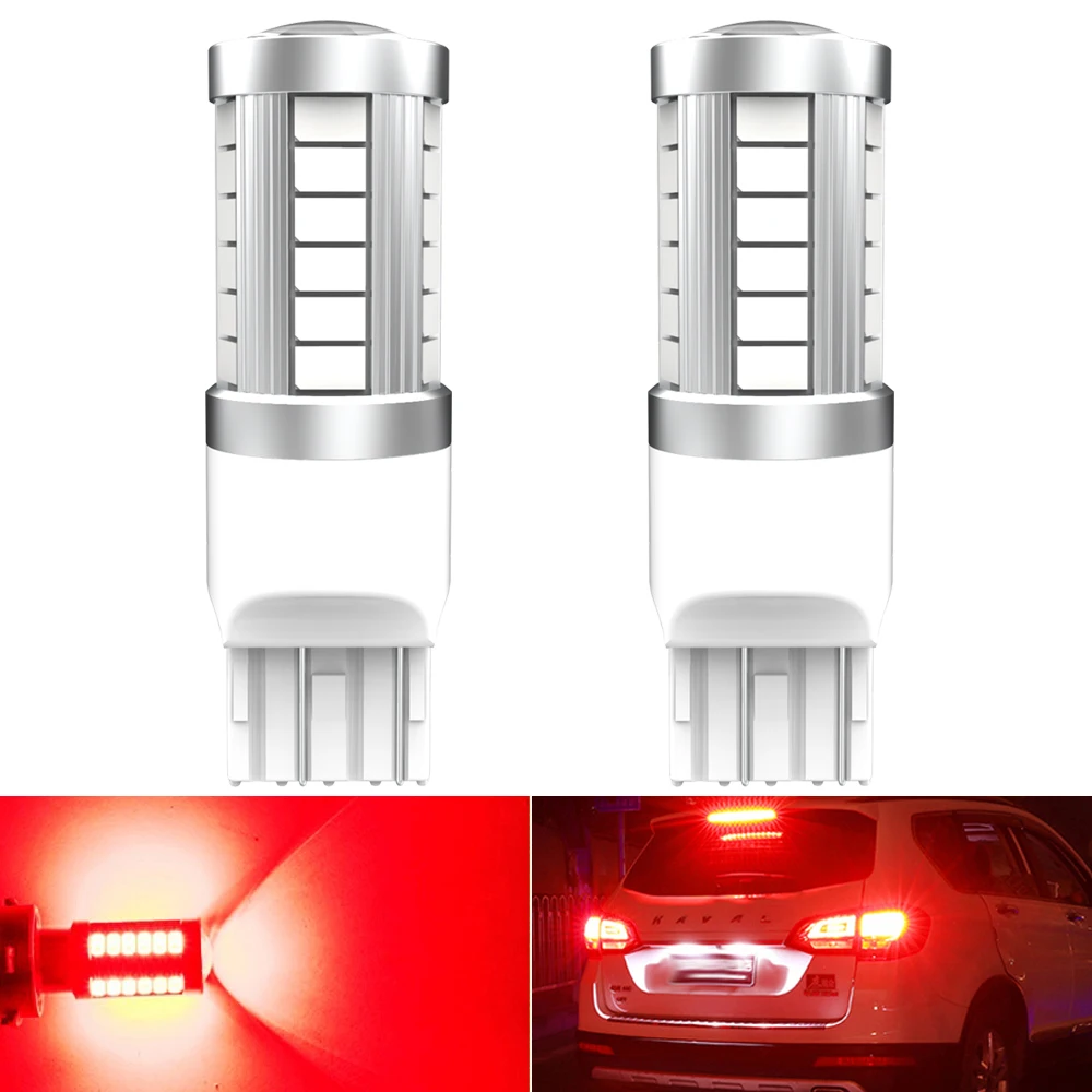 

2x T20 7440 7443 W21/5W LED Bulb for LADA Dimension Light 1156 P21W Ba15s PY21W 1157 Bay15d P21/5W 3157 LED Red White Amber