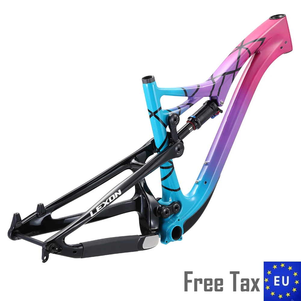 2022 LEXON SPARK 27 5 29er карбоновая подвесная рама MTB двойная BOOST148mm велосипедная Рама |