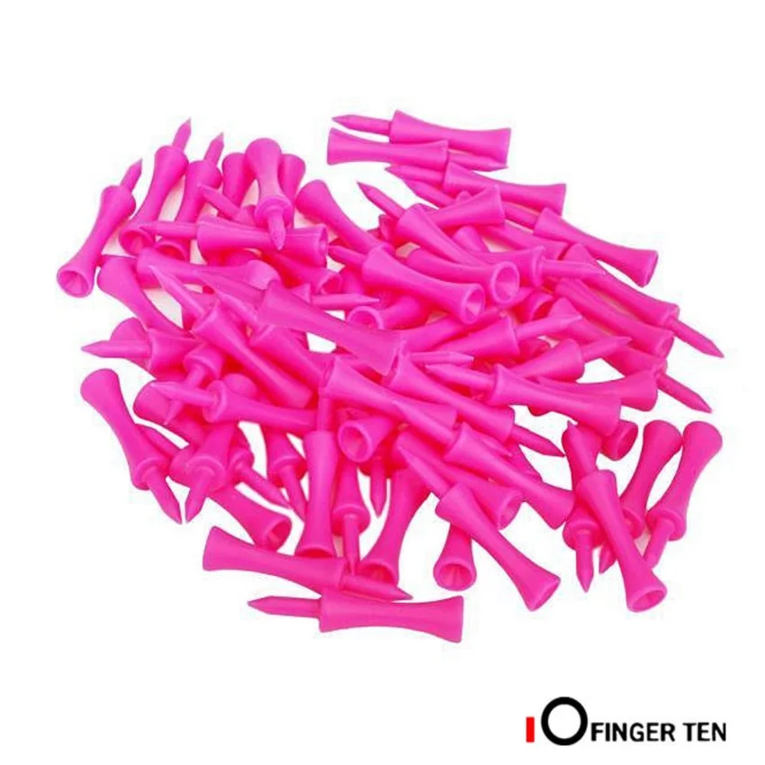 120 шт. колышки для гольфа пластиковые 70 мм 83 замок футболки обучение держатель