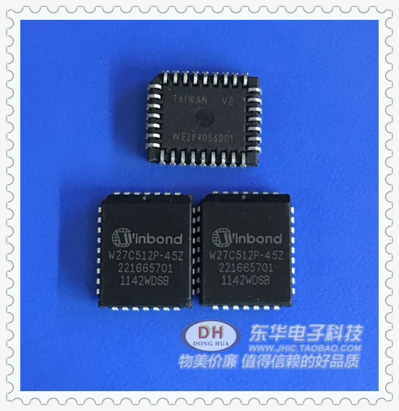 

Freeshipping 10PCS/LOT 27C512 W27C512P-45Z PLCC32