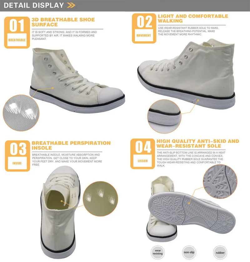 NOISYDESIGNS Custom Printed Children's Canvas Shoes High Top Lace Up Boys Girls Students Fashion Sneakers Zapatos | Детская одежда