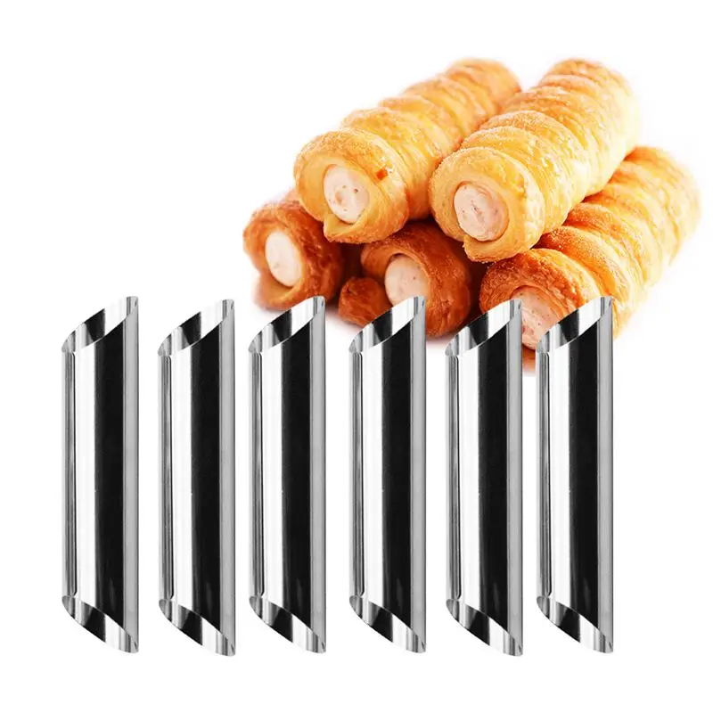 12 штук Cannoli формы десерт кондитерские для крема из нержавеющей стали DIY Форма