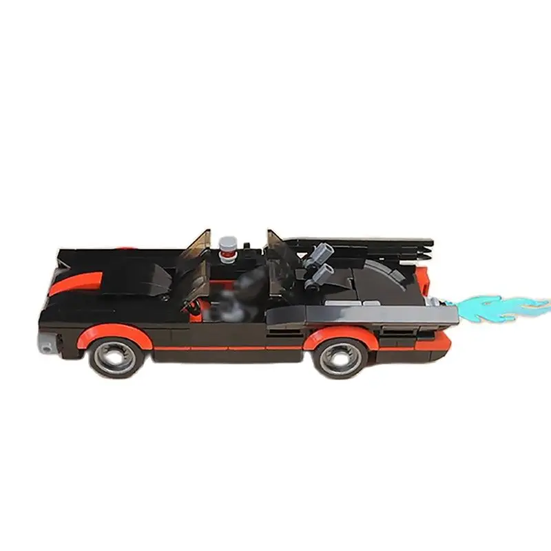 

MOC Movie Series 1966 Bat Car Building Blocks Kit Bat Vehicle Racing Mobile Supercar Cars Bricks Toys For Children Birthday Gift