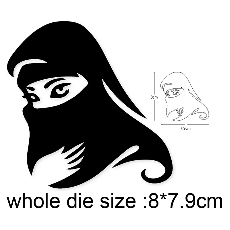 

Saudi Arabia woman Metal Cutting Dies for Scrapbooking Card Making Embossing Cuts Paper Stencil Craft New 2020 for Dies