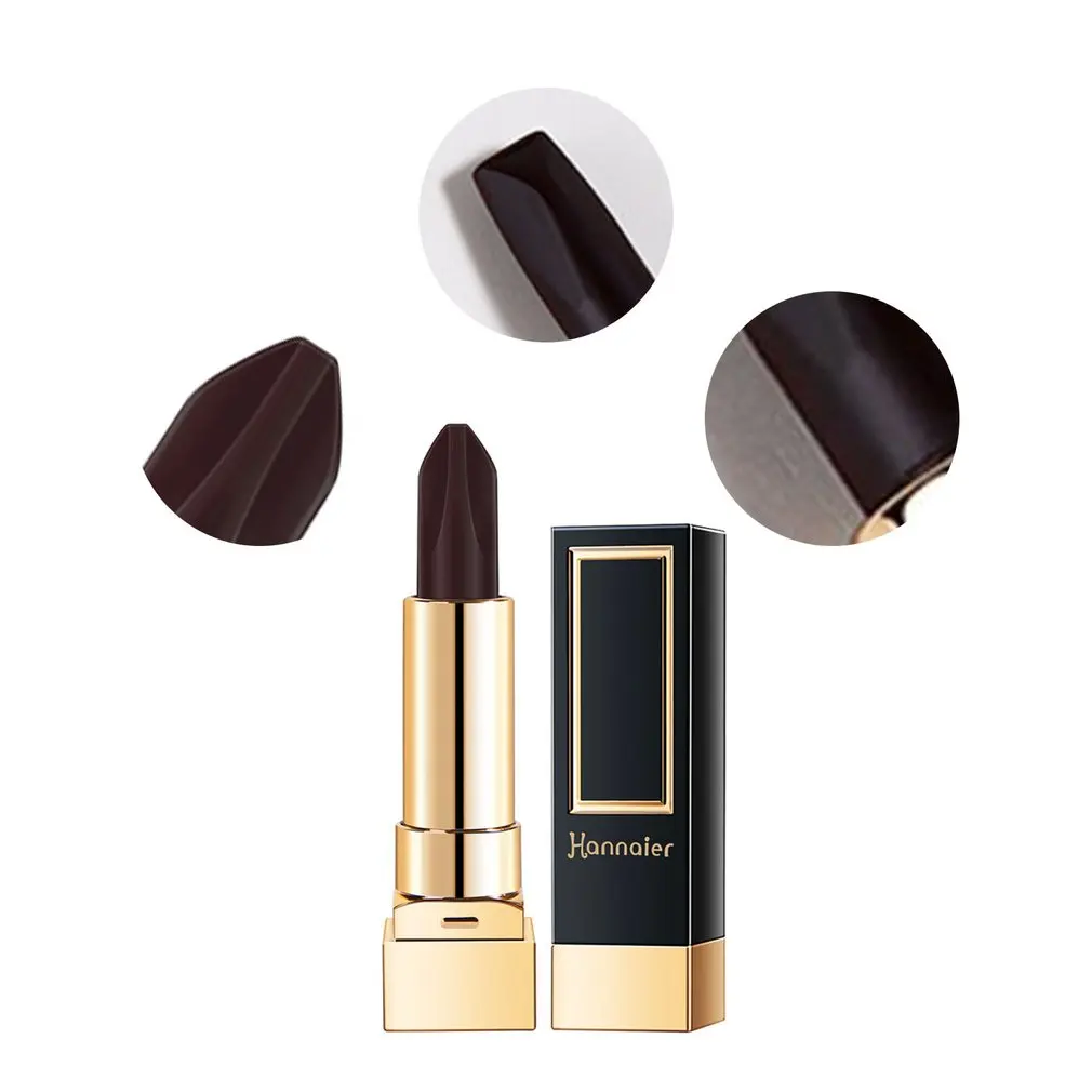 

Hannaier Black Rose Double-sided Three-color Lipstick Waterproof Color Niche Lipstick Long Lasting