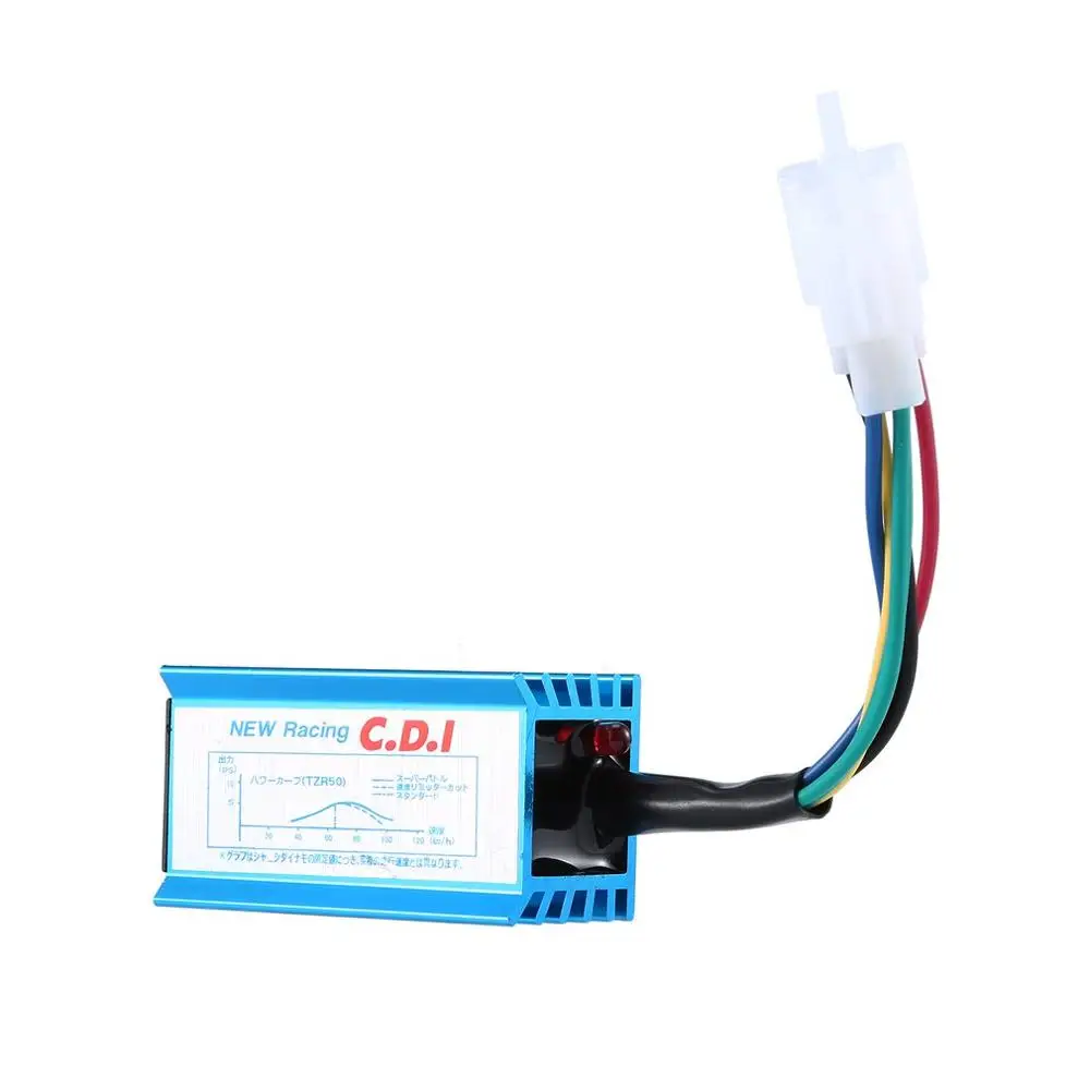 Гоночная Производительность 6 контактов Cdi Box 50cc 100cc 125cc150cc скутер Gy6 двигатель @ 62511