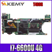 for lenovo thinkpad t460s laptop motherboard nm a421 motherboard w i7 6600u 4g nm a421 fru 00jt959 00jt956 mainboard