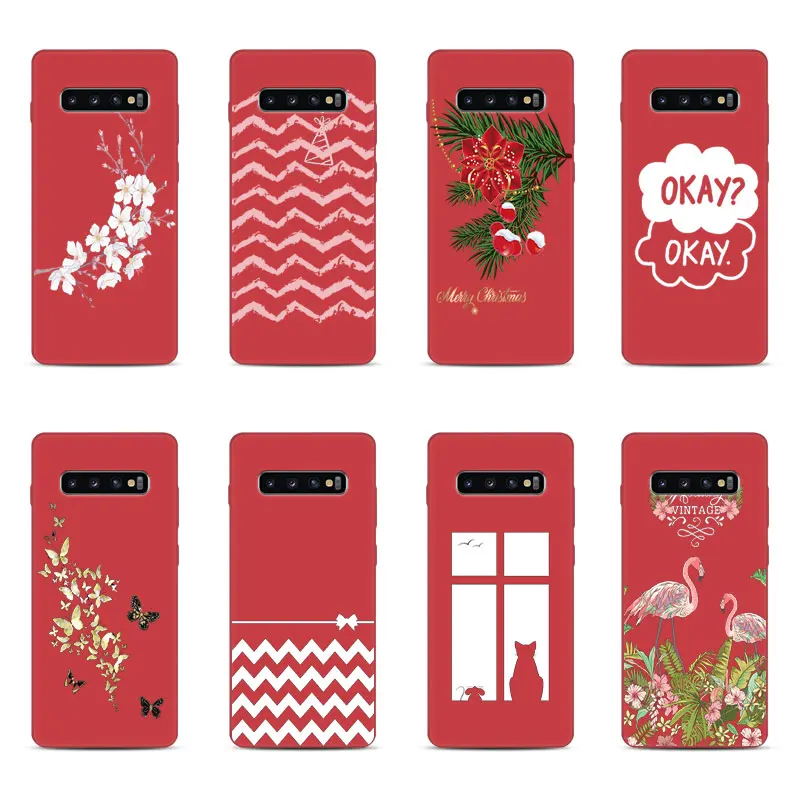 Яркий матовый чехол для телефона samsung Galaxy S6 S7 S8 S9 S10 Edge Plus G930 G935 G950 G9200 G925F тонкий