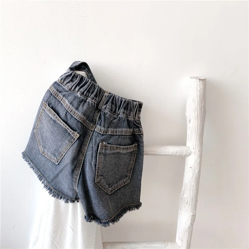 

Girls Baby Summer Wear Button Denim Shorts Jeans Girl Kids Fashion Casual Short Pants Child Clothes