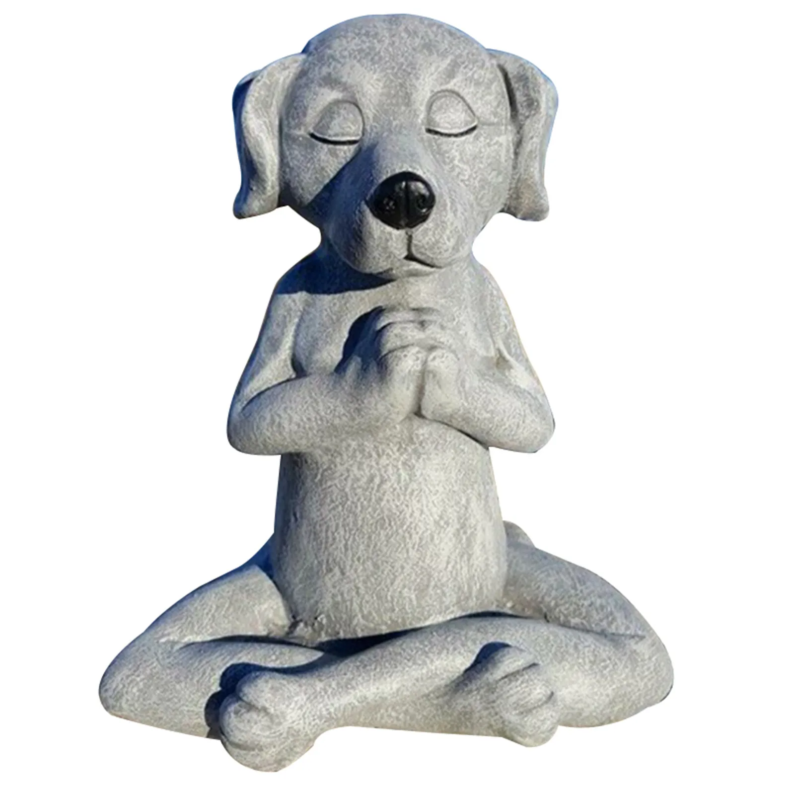 

Meditating Dog Statue for Home Decoration Dog Cat Meditation Garden Decor Best Gifts for Yoga Lover Outdoor Art XKW