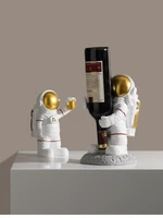 nordic astronaut spaceman ornaments wine rack resin craft miniature figurines fairy garden desk furnishing home decoration