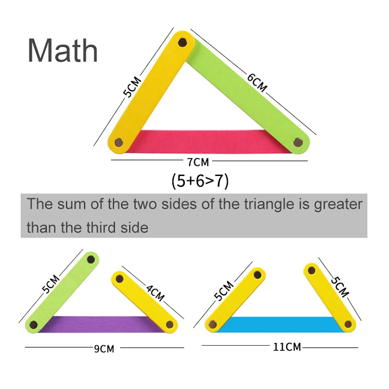 Детский Магнитный блок математические игрушки учебные пособия геометрическая