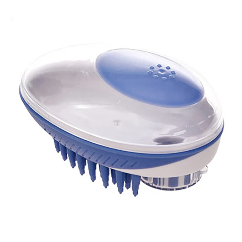 

Pet Dog Cat Bath Brush Pet SPA Massage Comb Soft Silicone Pet Shower Hair Grooming Cmob Dog Cleaning Tool Pet Supplies