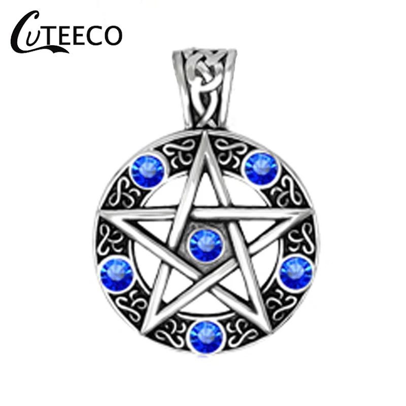 CUTEECO винтажное Стильное ожерелье с ведьмой готическое пентаграммой язычское Wiccan