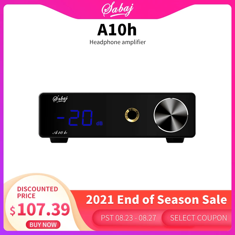 Настольный усилитель для наушников SABAJ A10h низкий уровень шума Предварительный
