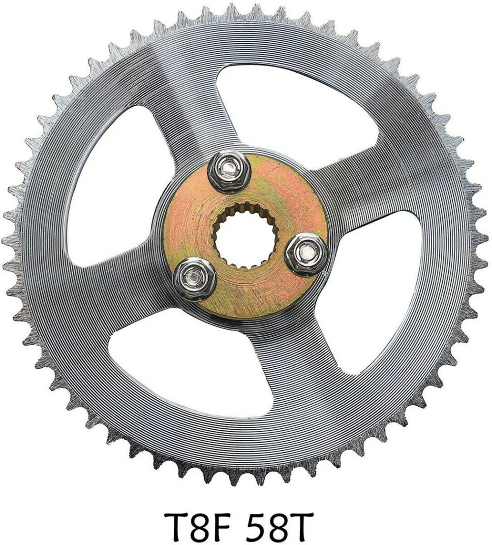 740mm Go Kart Rear Axle Assembly Wheel Brake Kit Master Hub Disc Rotor T8F Chain Sproket for Mini Kid ATV QUAD Drift Trike Buggy - купить по