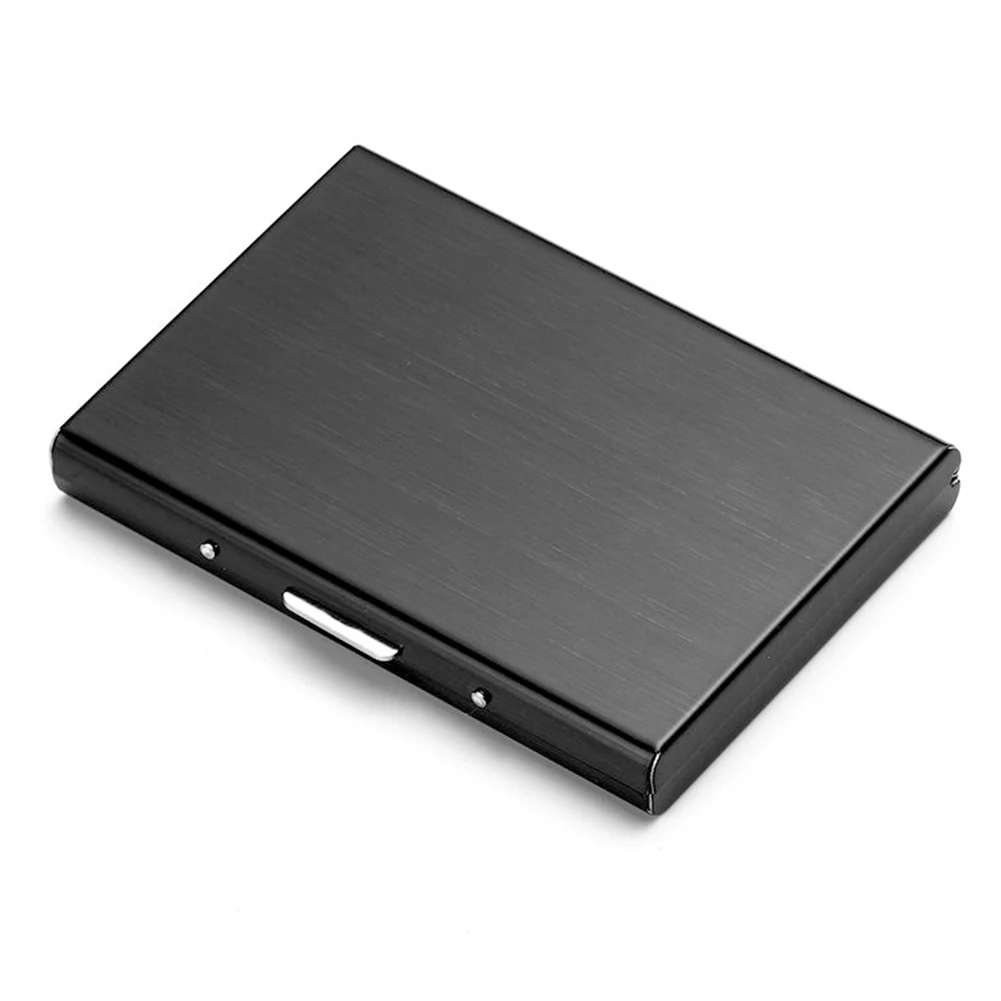 Унисекс Мужской Жесткий Чехол для карт кошелек Кредитная карта анти-RFID защитный