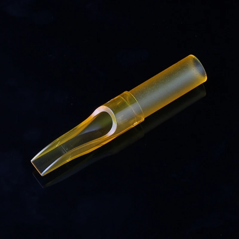 50 шт. RT FT круглые плоские наконечники для тату с золотой акулой пластиковая