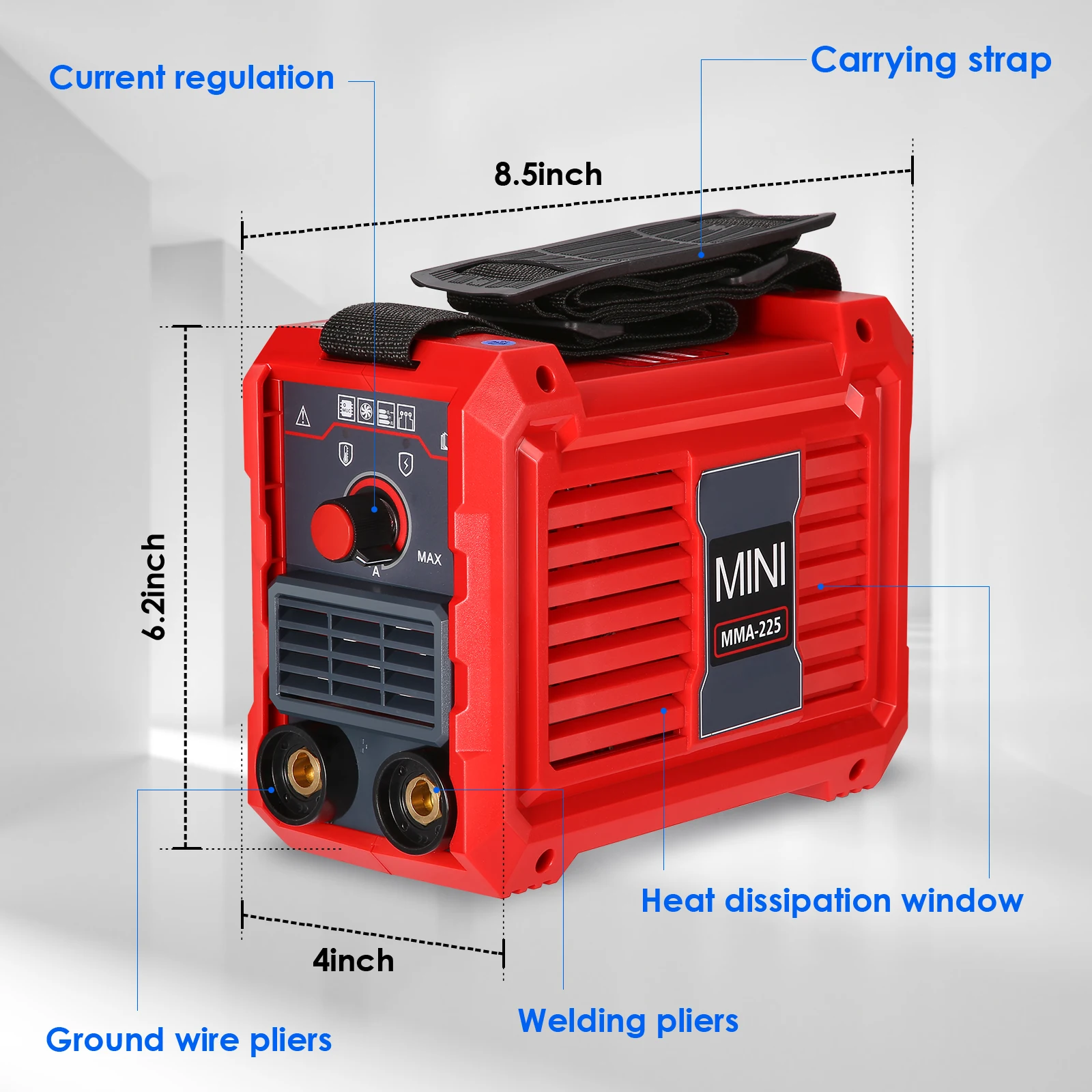 

250A ARC Welder Dual 110V 220V ARC Welding Machine MMA250 Portable IGBT Inverter Mini MMA ARC Welding Machine