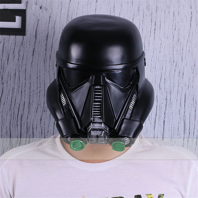Новинка; аниме «Звездные войны: Изгой Один: Звездные Войны История Death Trooper специалист шлем маски для косплей, черная, штурмовые отряды ПВХ маски вечерние костюмы на Хэллоуин опора