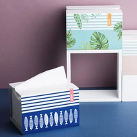 creative metal tissue box multi function seat type removable tissue storage box home decorative table tissue canister